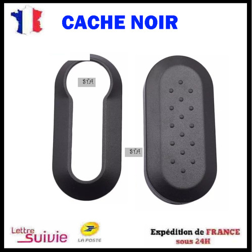 Cache remplacement noir - cache,